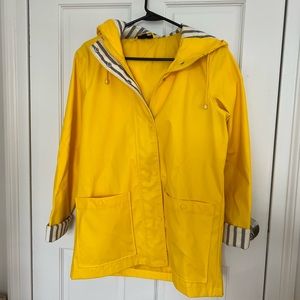 Yellow Topshop rain jacket